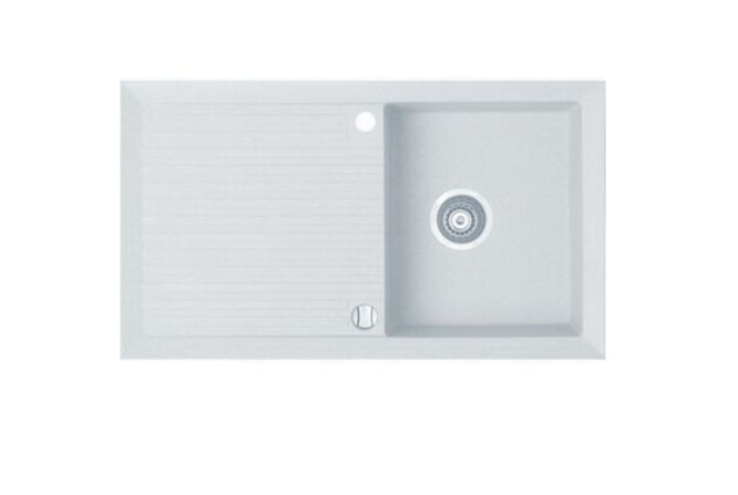 Мойка для кухни Marmorin Cire 1k 10 86х50 см искусственный камень Magranit белый 375 113 006