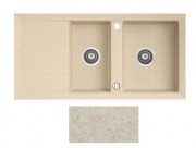 Мийка для кухні Marmorin Cire 2k 10 100х50 см штучний камінь Magranit пісочний 375 213 007