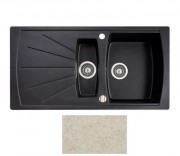 Мийка для кухні Marmorin Fenco 1,5k 10 97х51 см штучний камінь Magranit пісочний 320 513 007