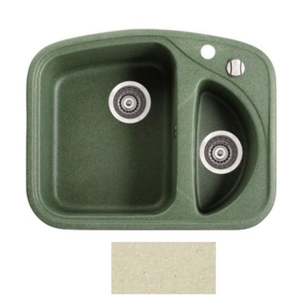 Мийка для кухні Marmorin Forst 1,5k 63х50,5 см штучний камінь Magranit сафарі 310 507 001