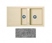 Мойка для кухни Marmorin Cire 1,5k 10 94х50 см искусственный камень Magranit серый 375 513 003