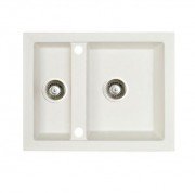 Мойка для кухни Marmorin Cire 1,5k 63х50 см искусственный камень Magranit белый 375 503 006