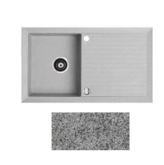 Мийка для кухні Marmorin Cire 1k 10 86х50 см штучний камінь Magranit сірий 375 113 003