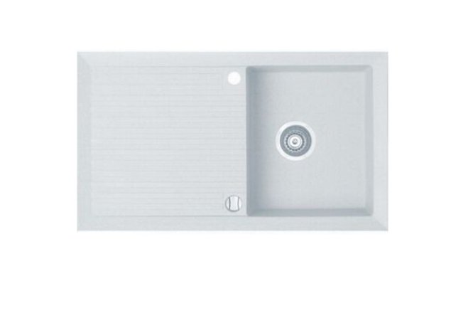 Мойка для кухни Marmorin Cire 1k 10 86х50 см искусственный камень Magranit белый 375 113 006