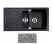 Мийка для кухні Marmorin Fenco 1,5k 10 97х51 см штучний камінь Magranit сірий 320 513 003