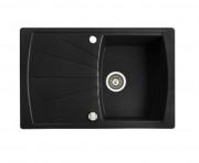 Мийка для кухні Marmorin Fenco 1k 10 78х51 см штучний камінь Magranit чорний 320 113 002