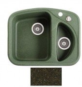 Мийка для кухні Marmorin Forst 1,5k 63х50,5 см штучний камінь Magranit коричневий 310 507 004