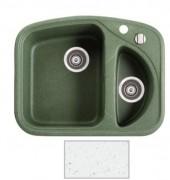 Мойка для кухни Marmorin Forst 1,5k 63х50,5 см искусственный камень Magranit белый 310 507 006