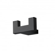 Крючок для ванной 3SC SK 2.0 двойной латунь черный матовый SK12NO