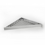 Полка для ванной 3SC SK 2.0 настенная угловая латунь хром SK2ASL