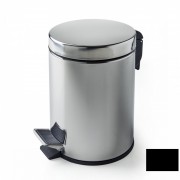 Ведро для мусора 3SC Hotel 5 л с педалью латунь черный матовый HO65NO