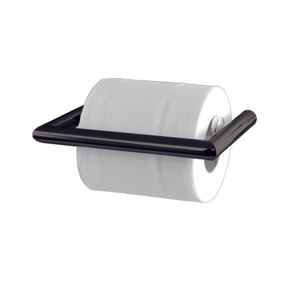 Тримач для туалетного паперу 3SC Guy&Guy відкритий латунь чорний матовий GU06NO