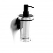 Дозатор для жидкого мыла Ibb Bend настенный черный матовый BB01DNEO