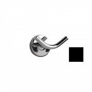 Крючок для ванной 3SC Mini&Mini Free двойной латунь черный матовый MI12NO