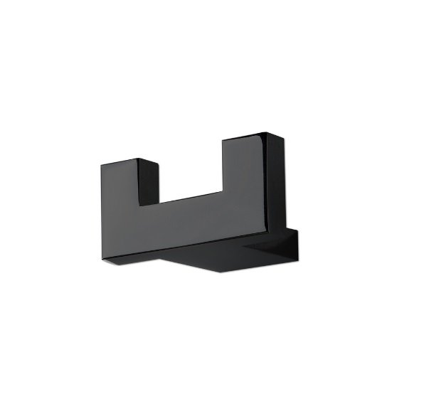 Гачок для ванної 3SC SK 2.0 подвійний латунь чорний матовий SK12NO