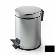 Ведро для мусора 3SC Hotel 5 л с педалью латунь черный матовый HO65NO