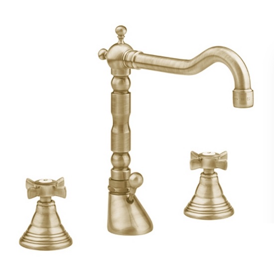 Смеситель для раковины Eurorama Orientes двухвентильный латунь бронза 422ORB