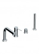 Змішувач для ванни Eurorama Net на борт ванни з ручним душем хром 145250C