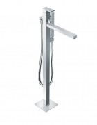 Смеситель для ванной Eurorama Quale напольный с душевым гарнитуром хром 127207QC