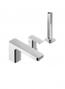 Змішувач на борт ванни Eurorama Tono з ручним душем хром 144245C