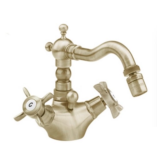 Смеситель для биде Eurorama Orientes двухвентильный латунь бронза 454BORGB B