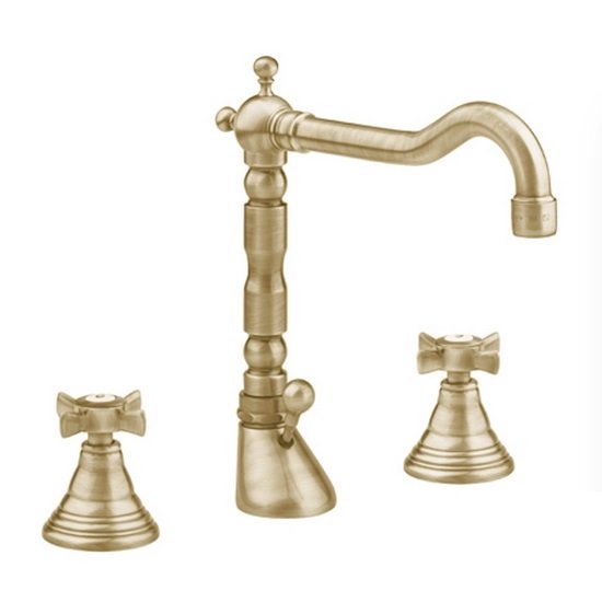 Смеситель для раковины Eurorama Orientes двухвентильный латунь бронза 422ORB