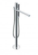 Смеситель для ванной Eurorama Net напольный с душевым гарнитуром хром 145207C