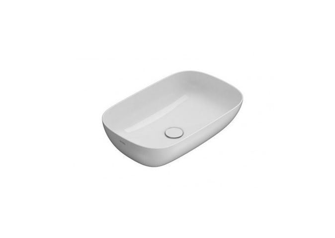 Раковина для ванної накладна Globo T-Edge 60х38 см біла B6R60BI