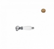 Ручка для смесителя Eurorama Orientes белый/бронза R1281B