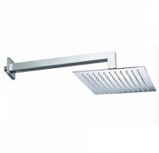 Лейка для верхнего душа Eurorama Wellness 200х200 мм с держателем сталь R51831