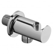 Шланговое під'єднання Eurorama Wellness з власником ручного душа хром R50711C