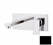 Смеситель для раковины Daniel Skyline настенный однорычажный черный матовый SK63215