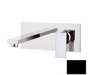 Змішувач для раковини Daniel Skyline настінний одноважільний чорний матовий  SK63215