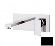 Змішувач для раковини Daniel Skyline настінний одноважільний чорний матовий  SK63215