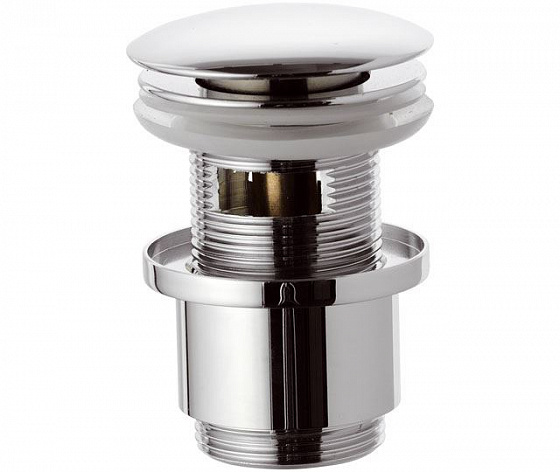 Донный клапан для раковин с переливом Daniel хром A735CCR