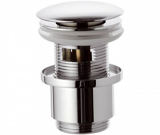 Донный клапан для раковин с переливом Daniel хром A735CCR
