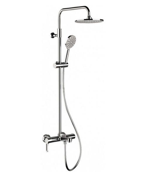 Душова стійка для ванни Daniel Doccia з термостатом хром SR636DA3MPEC20