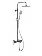 Душова стійка для ванни Daniel Doccia з термостатом хром SR636DA3MPEC20