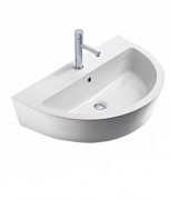 Раковина для ванної Catalano Zero Kono 75х48 см кераміка білий 75KO