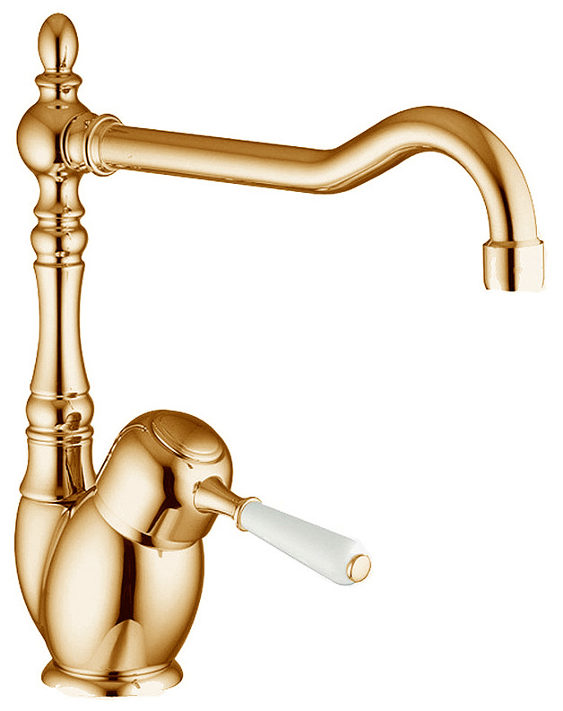 Змішувач для кухні Fima Carlo Frattini Bell одноважільний латунь бронза F3367BR