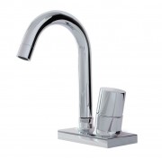 Смеситель для раковины Fima Carlo Frattini Fluid с донным клапаном хром F3851CR