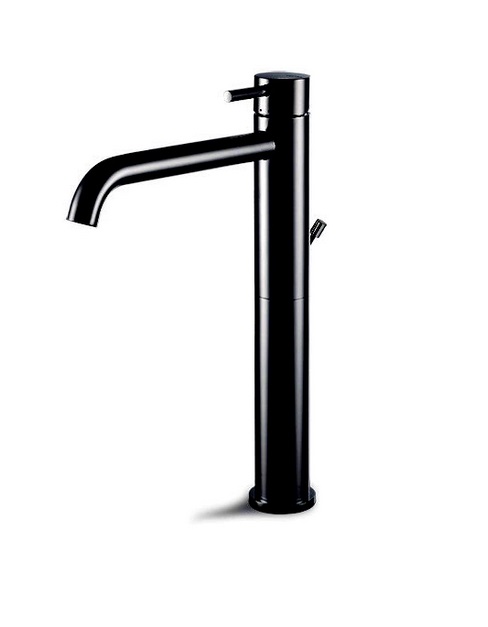 Смеситель для раковины Vema Maira с донным клапаном черный матовый V27020F0202