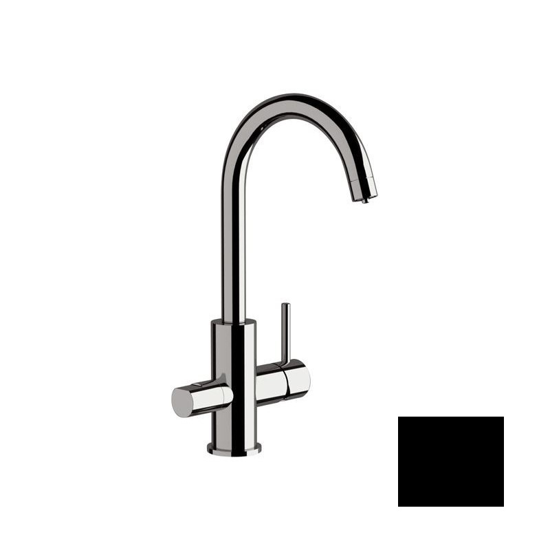 Змішувач для кухні Daniel Suvi з виходом для питної води чорний матовий S20679DW15