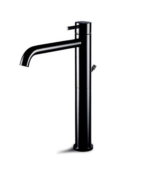 Смеситель для раковины Vema Maira с донным клапаном черный матовый V27020F0202