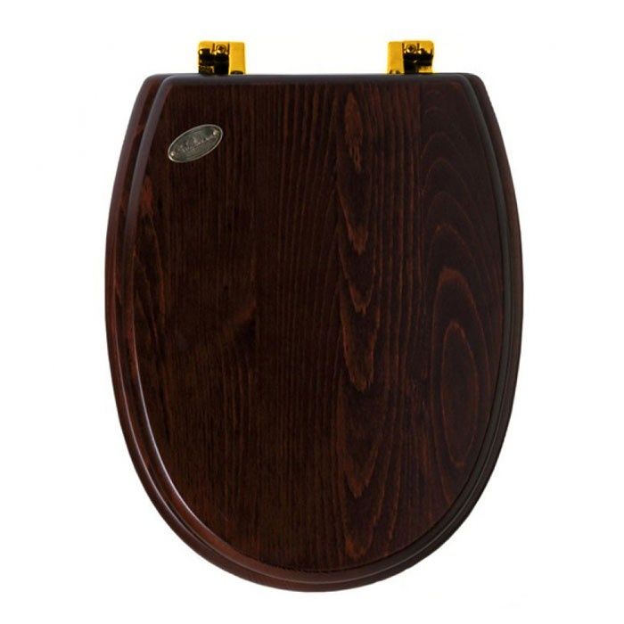 Сиденье с крышкой для унитаза Simas Arcade дерево орех AR005