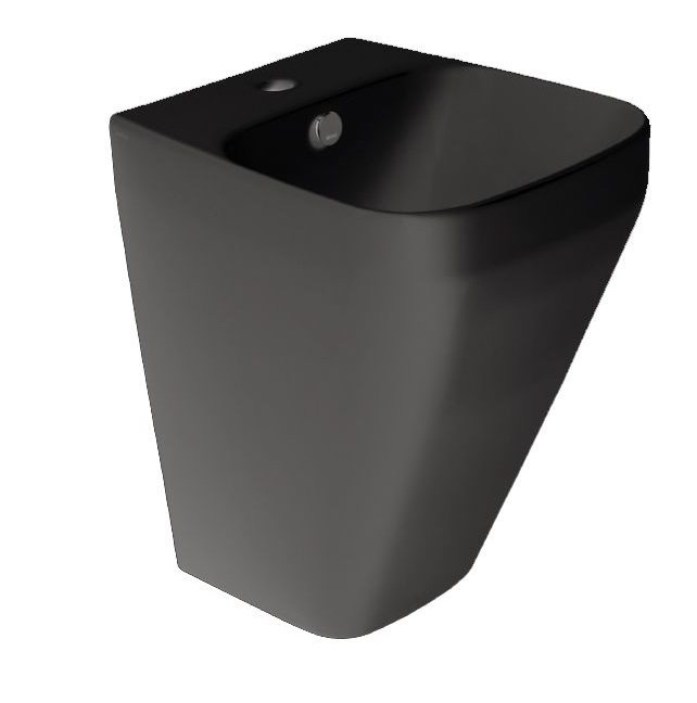 Раковина для ванної Simas Baden Baden 40х45 см фаянс чорний матовий BB13F87