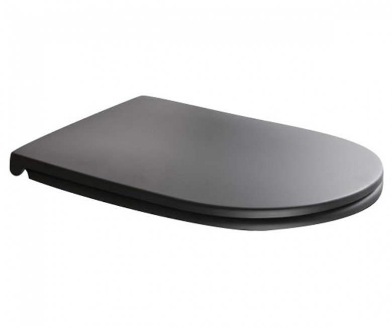 Сиденье с крышкой для унитаза Axa DP slim soft-close черный матовый AF8407