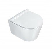 Унитаз подвесной Catalano New Zero 35х45 см с крышкой керамика белый 1VSV45N00+5V45STP00