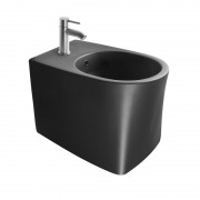 Биде подвесное Axa DP 36х50,5 см керамика черный матовый 8402007