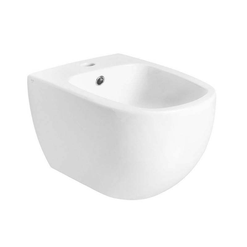 Біде підвісне Axa Glomp 36,5х51 см кераміка білий глянцевий 0202001